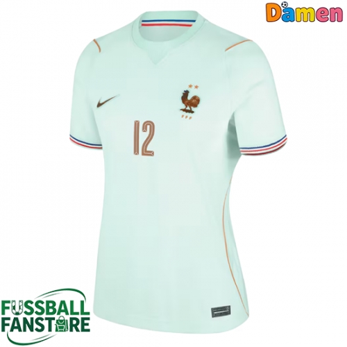 Frankreich Randal Kolo Muani #12 Replik Auswärtstrikot Damen WM 2026 Kurzarm